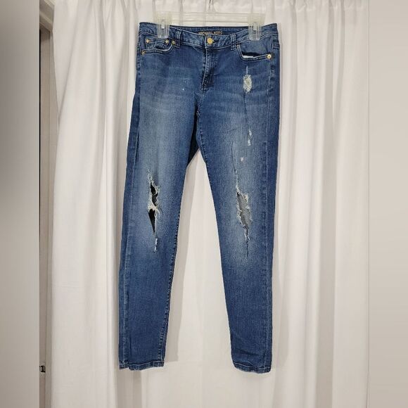 Michael kors dillon relaxed distressed jeans - Picture 2 of 13